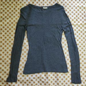 Long Sleeve Dark Grey Shirt